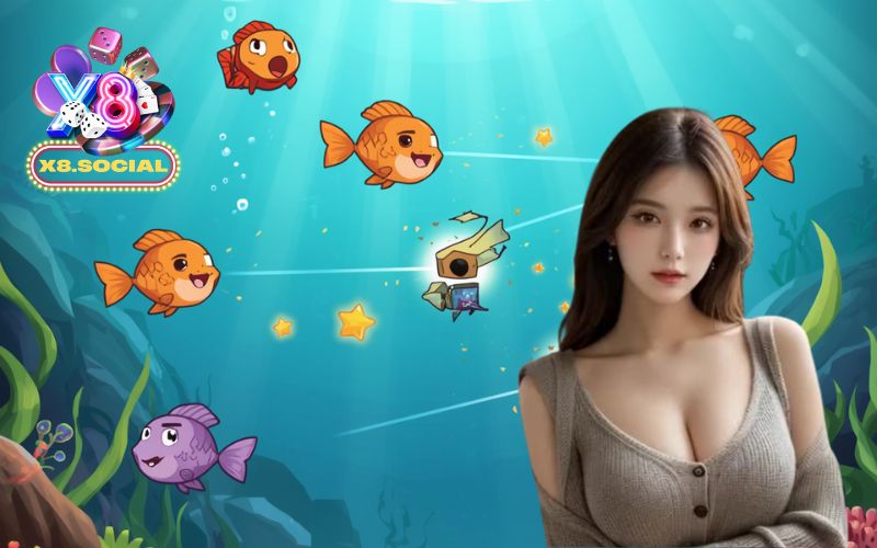 Các trò bắn cá hot nhất X8 2 Sử dụng công nghệ 3D kết hợp hiệu ứng ánh sáng, tạo cảm giác chân thực và sống động